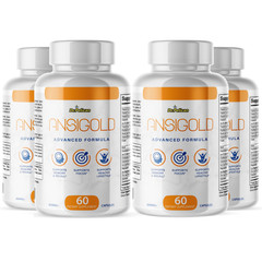 Ansigold- Brain Support- 4 Bottles- 240 Capsules