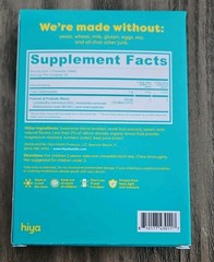 2 Packs hiya Kids Daily Probiotics – 30 Chews Assorted Flavors