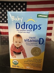 Ddrops Baby Liquid Vitamin D3 400 IU 90 Drops – 0.08 fl oz