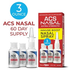 3 bottle Pack Results RNA, ACS 200 Nasal Extra Strength, 1 fl oz ea – Newest Exp