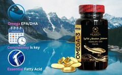 FISH OIL PREMIUM – EPA, DHA Fatty Acids Gluten Free, Wild Caught Fish Eggs -2Bot