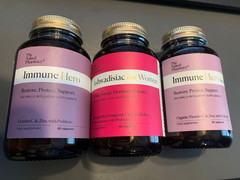 The Naked Pharmacy Supplement Lot. Ashwadisiac, Immune Hero (adult and kids).