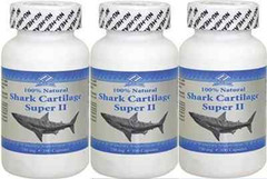 3 x Natural Shark Cartilage,750mg,300caps total Save!