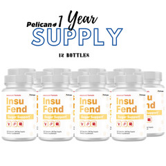 Insu Fend- Blood Sugar Support- 12 Bottles- 720 Capsules