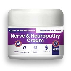 Nerve and Neuropathy Cream – Plant Powered Relief for Foot, Hands, Legs, Toes…