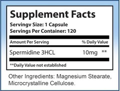 Spermidine Supplements for Women & Men – Longevity Support with Spermidine 3H…