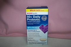 CVS Health 50+ Daily Probiotic Dietary Supplement 90 Capsules NEW in Box