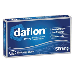 30’s Daflon 500mg Tablets Plant-Based Flavonoid Supplement FREE SHIPPING