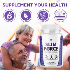 (5 Pack) Slim Force Advanced Weight Management Support Supplement 300 Capsules
