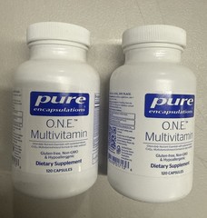 2X Pure Encapsulations O.N.E. Multivitamin 120 Caps Original new and sealed ✔✔