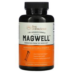 2 X Live Conscious, MagWell, 3-in-1 Advanced Formula, 120 Capsules