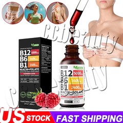 3/2PCS Vitamin B12 and B6 Liquid Drops, B12 Complex Vitamin B Sublingual Vitamin