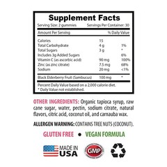 Easy-to-take – ELDERBERRY GUMMIES – Anytime boost 1 Bottles 60 Gummies