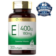 Vitamina E 400 UI (dl-Alfa Tocoferil Acetato) 300 Cápsulas Blandas 300 Porciones