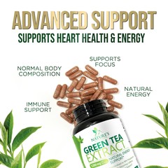 Green Tea Fat Burner 1000mg EGCG Extract Natural Weight Loss Supplement Capsules