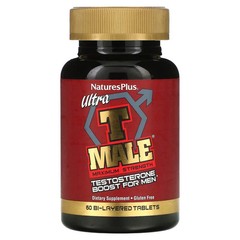 NaturesPlus Ultra T Male Maximum Strength 60 Bi-Layer Tabs EXP 04/2029 or Better