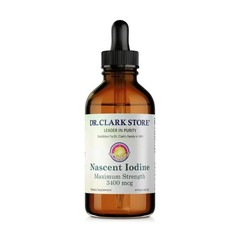 Dr Clark Store Dr. Clark Store White Iodine Nascent Iodine 4 Fl Oz Supports