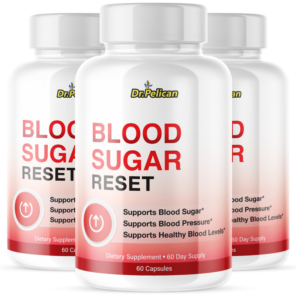 Blood Sugar Reset- Blood Support- 3 Bottles- 180 Capsules