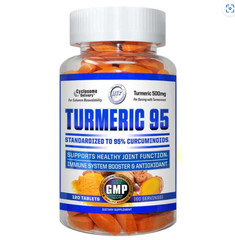 Hi Tech Pharmaceuticals TURMERIC 95 500mg 95% Pure 120 Tablets