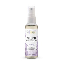 Aura Cacia Essential Solutions Chill Pill Mist Spray with Essential Oil 2 Fl Oz