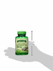 Nature’s Truth Extra Virgin Coconut Oil Quick Release Softgels 1000mg 100 Count