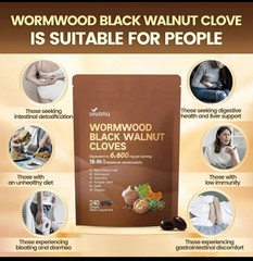 Vivonu Wormwood Black Walnut Cloves 240 Softgels FAST SHIPPING