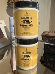 2 pkgs Ancestral Supplements Grass Fed Beef Colostrum Powder
