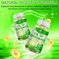 Oregano Oil 6000mg Softgels Capsules Caps Pills Contains Carvacrol Immue Support