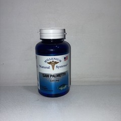 Sealed Millenium Natural Saw Palmetto 320mg, 60 Softgels/ Exp 08/2027