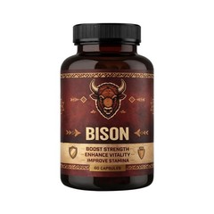 Primal Edge Bison, Extract American Bison Primal Capsules – 60 Capsules (1pc)