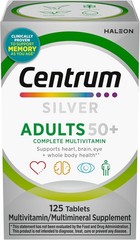 Centrum Silver Multivitamin for Adults 50 Plus, Multivitamin – 125 Ct