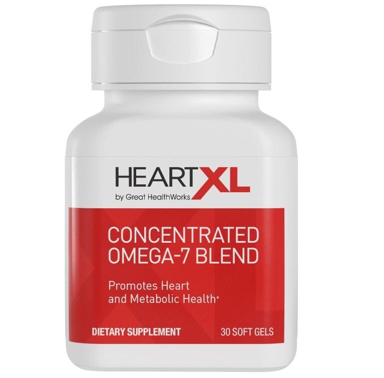 HeartXL High Potency Omega-7 Blend Cardiovascular Health Support – Promotes H…