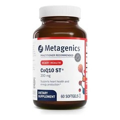 Metagenics CoQ10 ST-200 200mg Heart Energy Support 60 Softgels | Free Shipping
