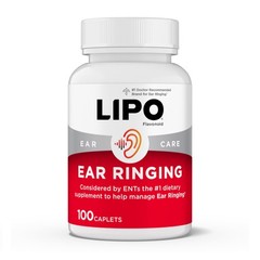 Lipo Flavonoid Ear Ringing – Doctor-Recommended for 100 Count (Pack of 1)