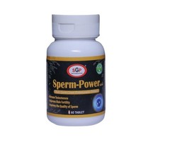 Authentic Sperm-Power Tablets Brand New Sealed Bottle Pack