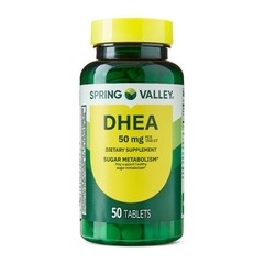 DHEA 50mg Tablets, Dietary Supplement, 50 Count, 2 Pack