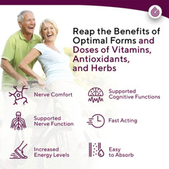 Nervala Nerve Pain Relief Neuropathy by Pharmagetics – 5 Bottles, 300 Capsules