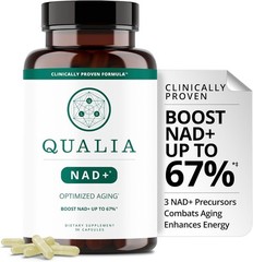 Qualia NAD Supplement — Clinically Proven to Boost NAD+ up to 67%. Optimized …