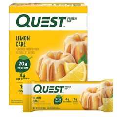 Quest Nutrition Lemon Cake Protein Bars, High Protein, Low Carb, Gluten Free,…