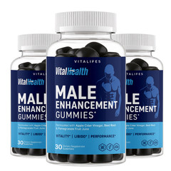 (3 Pack) VitalHealth Gummys Male Health Support Vitamin Vital Health 90 Gummies