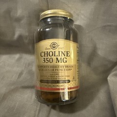 Solgar Choline 350mg 100 Vegetable Capsules Exp 09/2028