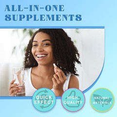 Sea Moss, Black Seed Oil, Ashwagandha & Burdock Root Supplement 60 Caps