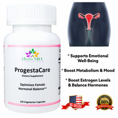 Enhanced Energy & Progesta production: Goat Weed, Maca Root, Tribulus, 120 Caps.