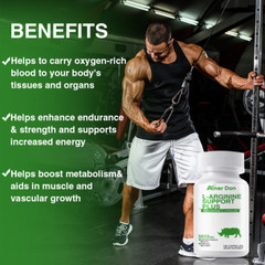 Nitric Oxide Booster L-Arginine, L-Citrulline 3000mg 240 Caps HIGHEST POTENCY