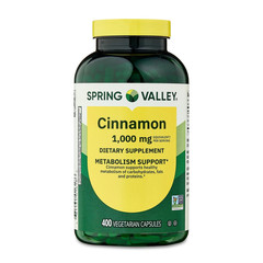 Spring Valley Cinnamon 1000mg Dietary Supplement – 400 Count