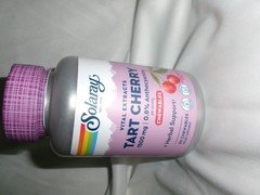 SOLARAY Tart Cherry 1500 mg/0.8% Anthocyanins Herbal Support 90 Chewables