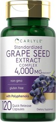 Carlyle Grape Seed Extract 4000mg 120 Capsules with Polyphenols