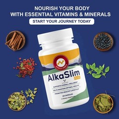 (3 Pack) AlkaSlim Plus Premium Daily Health Supplement (180 Capsules)