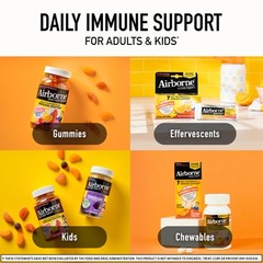 Airborne Citrus Chewable Tablets, 116ct | 116 Count (Pack of 1), No Color