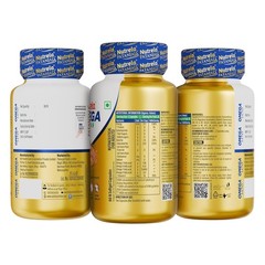 2 x Patanjali Nutrela Organic Omega 3 6 7 & 9 Supplement, 120 N Softgel Capsules